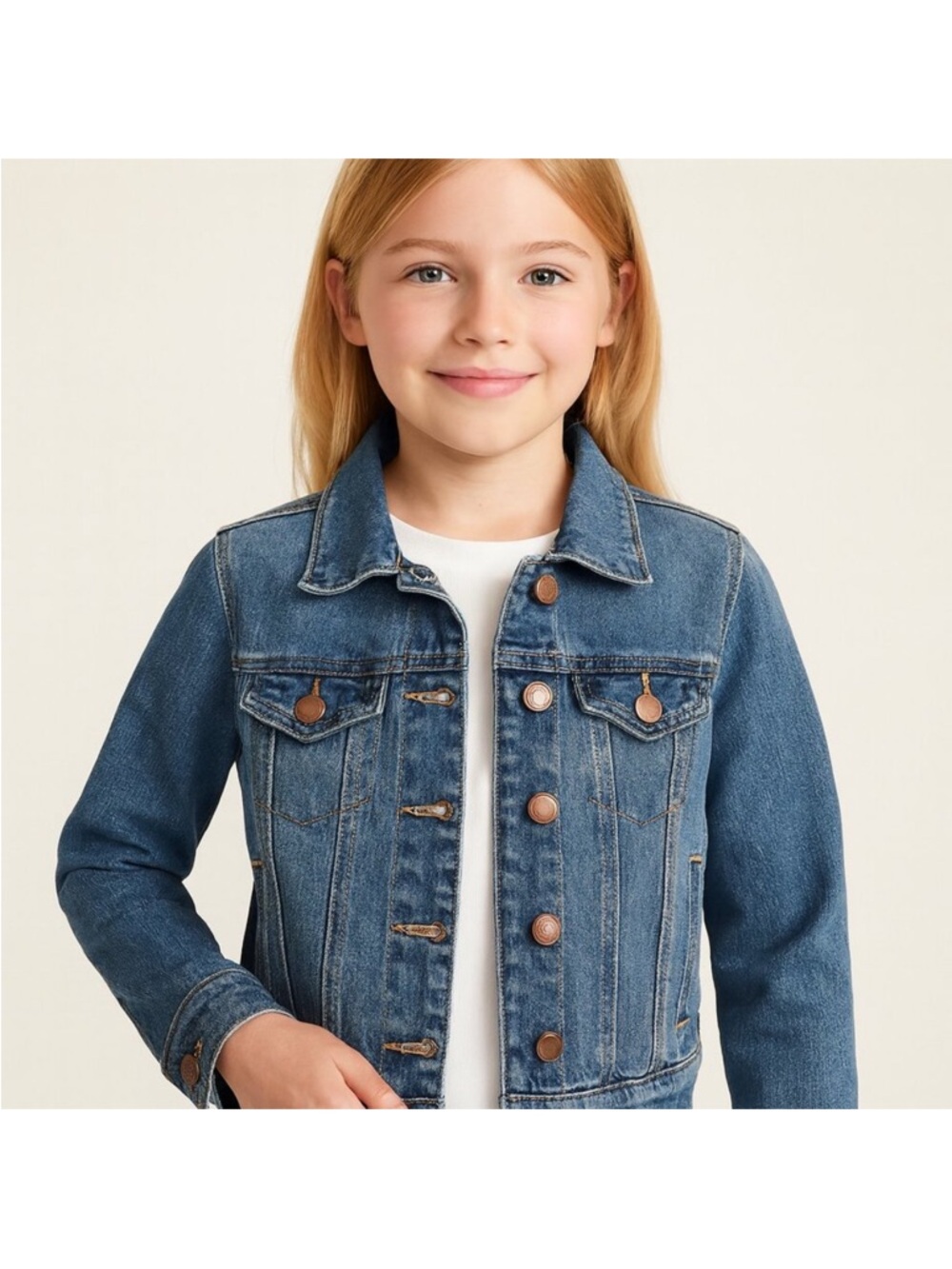 Old Navy Kids Blue Denim Jean Jacket